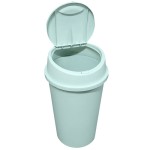 Kitchen Trash Can, Touch-Activated Lid Trash Can, 45L - Sage Green